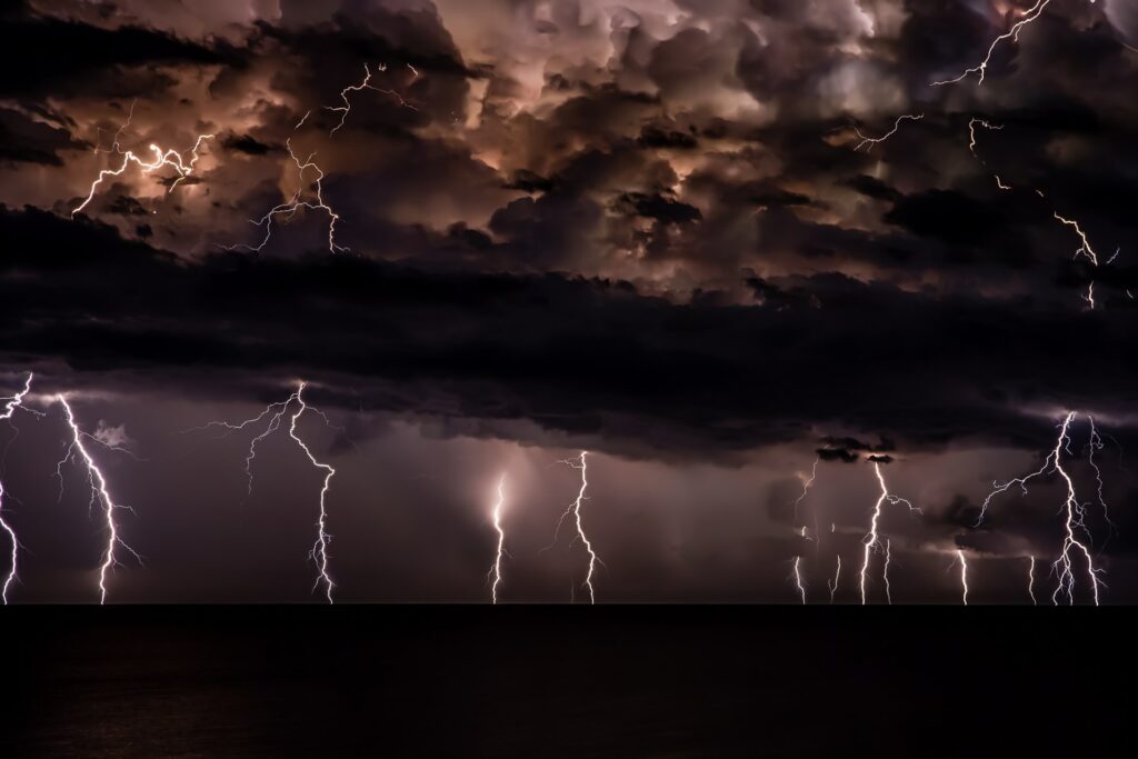 lightning storm