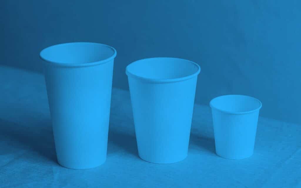 Cups of different sizes