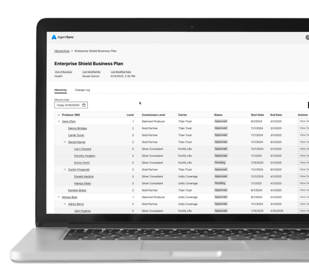 Laptop with business plan data